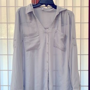Express Grey blouse